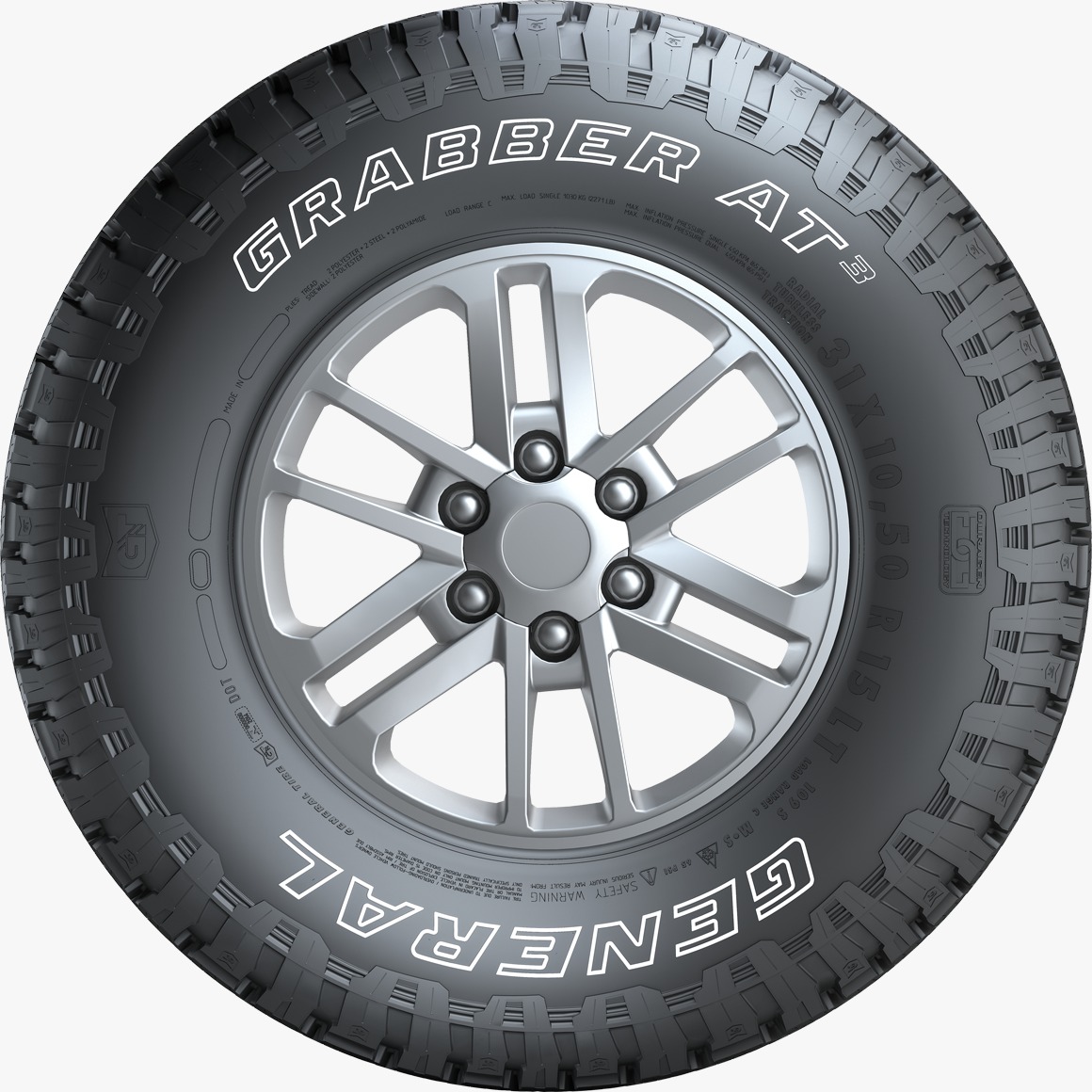 General Tire Grabber AT3 265/65R17 112H-4